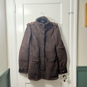 Gucci by Tom Ford shearling leather coat